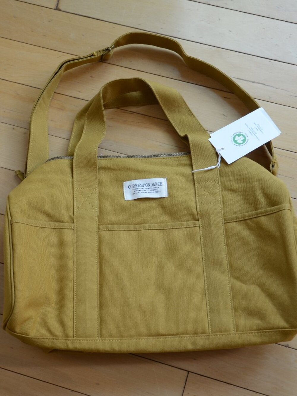 Sezane Bowling bag Gold NWT